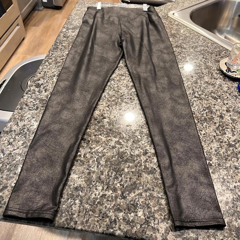 Women's Faux Leather Leggings Pants